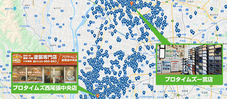 弥富市エリア地図