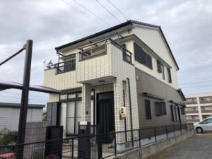 稲沢市K様邸：外壁塗装工事：超低汚染リファイン1000MF-IR