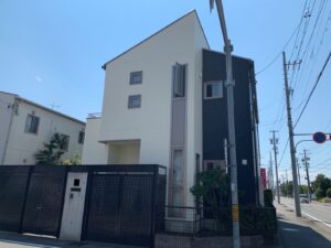 稲沢市松下H様邸：外壁・屋根塗装工事：超低汚染リファイン500MF-IR