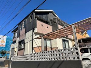 名古屋市　O様邸：外壁・屋根塗装工事：超低汚染リファイン500MF-IR