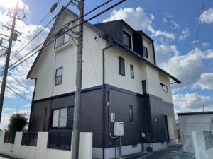 津島市東愛宕町M様邸：外壁・屋根塗装工事：超低汚染リファイン500MF-IR