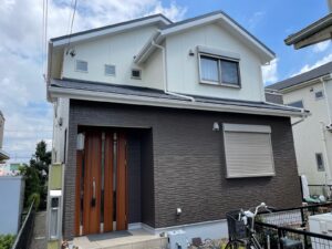 清須市　F様邸：外壁塗装・屋根板金カバー工事：超低汚染リファイン1000MF-IR