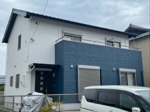 名古屋市中川区江松S様邸：外壁塗装工事：窯業系サイディングボード