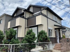 あま市篠田Y様邸：外壁・屋根塗装工事：超低汚染リファイン1000MF-IR