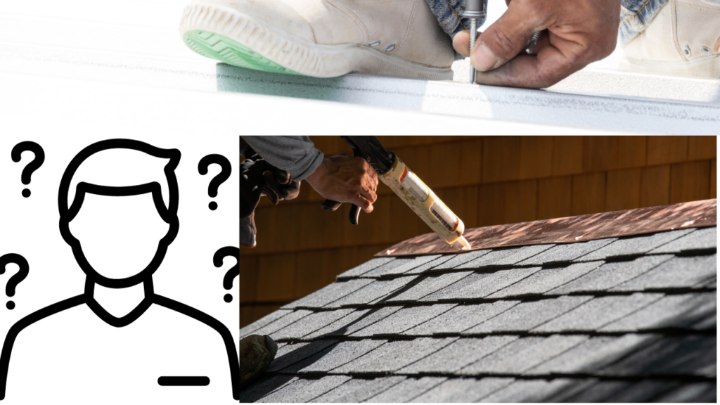 屋根のシーリング補修とビス止め工事の必要性