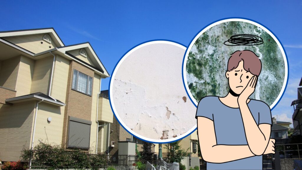 稲沢市の住宅チェック！モルタル壁の劣化症状と対策法
