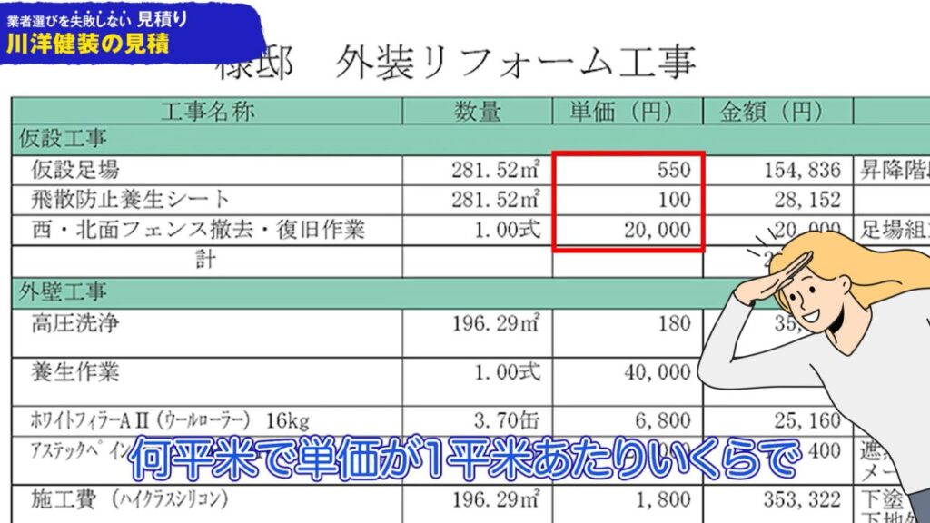 見積書の良い例