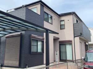 稲沢市奥田酒伊町Ｔ様邸：外壁塗装工事：シリコンREVO1000-IR