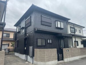 愛西市稲葉町M様邸:外壁塗装工事:超低汚染プラチナリファイン2000MF-IR