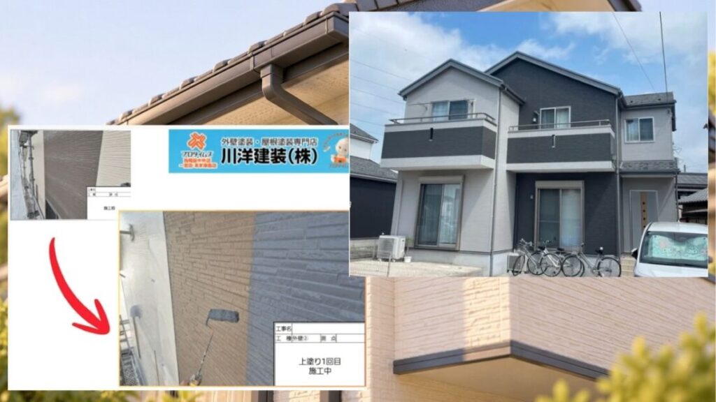 津島市の施工事例を、自宅の見積もりと照らし合わせる