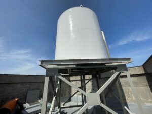 弥富市鯏浦町Sマンション:受水槽塗装工事:ファインシリコンフレッシュ