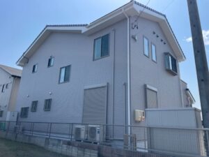 一宮市大和町K様邸:外壁塗装工事:超低汚染プラチナリファイン2000無機-IR