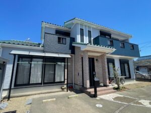 一宮市明地A様邸:外壁塗装工事:超低汚染プラチナリファイン2000MF-IR