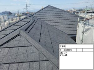 津島市神守町M様邸:屋根板金カバー工事:リクシルTルーフ