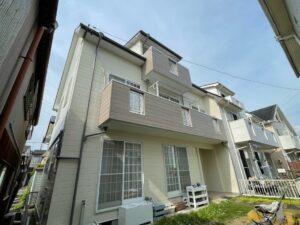 一宮市大和町K様邸:外壁塗装工事:超低汚染プラチナリファイン2000Si-IR