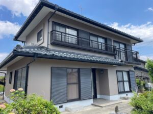 一宮市北今T様邸:外壁塗装工事:超低汚染プラチナリファイン2000MF-IR