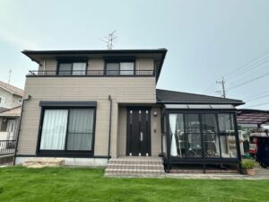 一宮市浅野Ｓ様邸：外壁塗装工事：フッ素REVO1000-IR(遮熱)