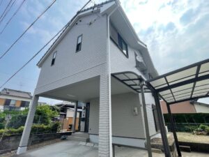 名古屋市港区小賀須Ｋ様邸：外壁塗装工事：超低汚染プラチナリファイン2000MF-IR