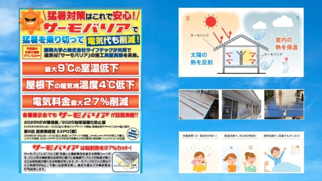 今年の猛暑に負けない！話題のサーモバリアで涼しく快適な夏を！
