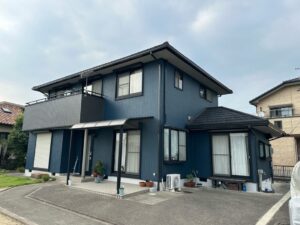 稲沢市木全Ａ様邸：外壁塗装工事：超低汚染プラチナリファイン2000MF-IR