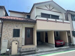 一宮市奥町T様邸:外壁塗装(一部カバー)工事:超低汚染プラチナリファイン2000無機-IR