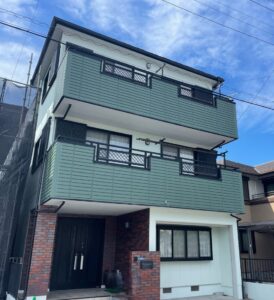 一宮市桜Ｓ様邸：外壁塗装工事：フッ素REVO1000-IR(遮熱)