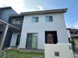 一宮市浜町Ｗ様邸：外壁塗装工事：超低汚染プラチナリファイン2000MF-IR