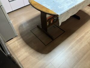 一宮市東印田町H様邸:キッチン床貼替え工事:リピーター様