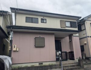桑名市長島町： 外壁塗装工事：フッ素REVO1000-IR(遮熱)