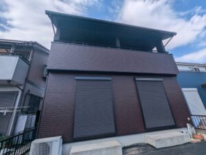 一宮市伝法寺S様邸:外壁塗装工事:超低汚染プラチナリファイン2000MF-IR
