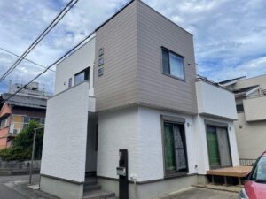 一宮市木曽川町Ｙ様邸：外壁塗装工事：超低汚染プラチナリファイン2000Si-IR