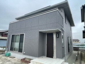 海部郡蟹江町Ｇ様邸：外壁塗装工事：超低汚染プラチナリファイン2000Si-IR