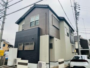 弥富市五明町Ｔ様邸：外壁塗装工事：超低汚染プラチナリファイン2000MF-IR