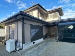 桑名市長島町M様邸：外壁塗装工事：超低汚染プラチナリファイン2000無機-IR