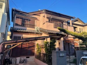 海部郡大治町Ｓ様邸：外壁塗装工事：フッ素REVO1000-IR(遮熱)