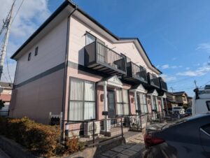 弥富市五明町アパートＲ様：外壁塗装工事：シリコンREVO1000-IR(遮熱)