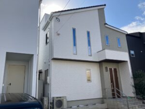 弥富市前ケ須町M様邸：外壁塗装工事：超低汚染プラチナリファイン2000MF-IR