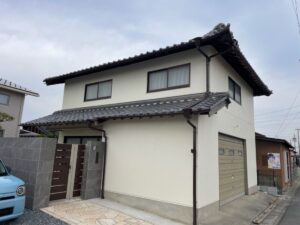 津島市埋田町：車庫塗装工事：スーパーラジカルシリコンGH：O様邸