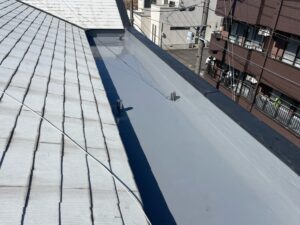 岩倉市大山寺町：アパート屋上防水工事：通気緩衝⼯法：アパートG様