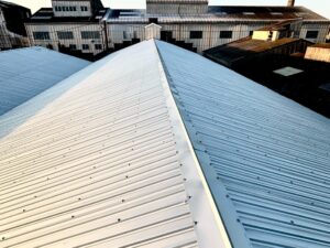 名古屋市港区いろは町：屋根板金カバー工事：スレートカバールーフ：Ｎ社様