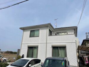 一宮市千秋町：外壁塗装工事：超低汚染プラチナリファイン2000MF-IR：O様邸