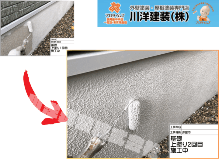 基礎塗装(上塗り2回目)