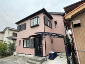 愛西市須依町：外壁塗装工事：超低汚染リファイン1000Si-IR：Ｋ様邸