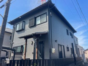 海部郡蟹江町西之森：外壁塗装工事：超低汚染プラチナリファイン2000無機-IR：Ｉ様邸