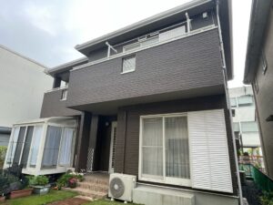 愛西市町方町：外壁塗装工事：超低汚染プラチナリファイン2000無機-IR：Ｋ様邸