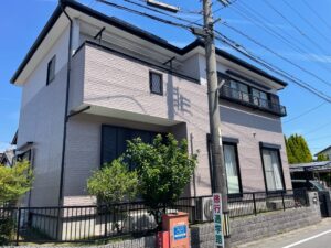 弥富市五明：外壁塗装工事：超低汚染プラチナリファイン2000MF-IR：Ｍ様邸