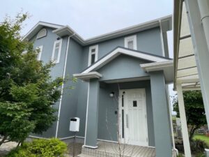 弥富市神戸N様邸：外壁塗装工事：超低汚染プラチナリファイン2000MF-IR
