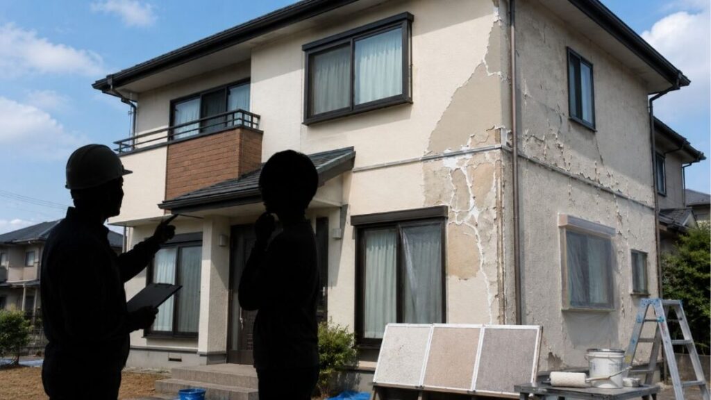 外壁修理と外壁塗装の違い