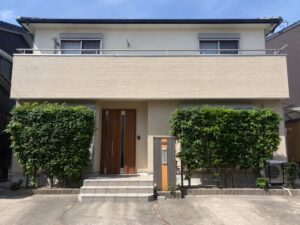 一宮市北今I様邸:外壁塗装工事:超低汚染プラチナリファイン2000無機-IR
