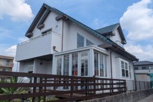 一宮市木曽川町H様邸:外壁塗装工事:超低汚染プラチナリファイン2000無機-IR